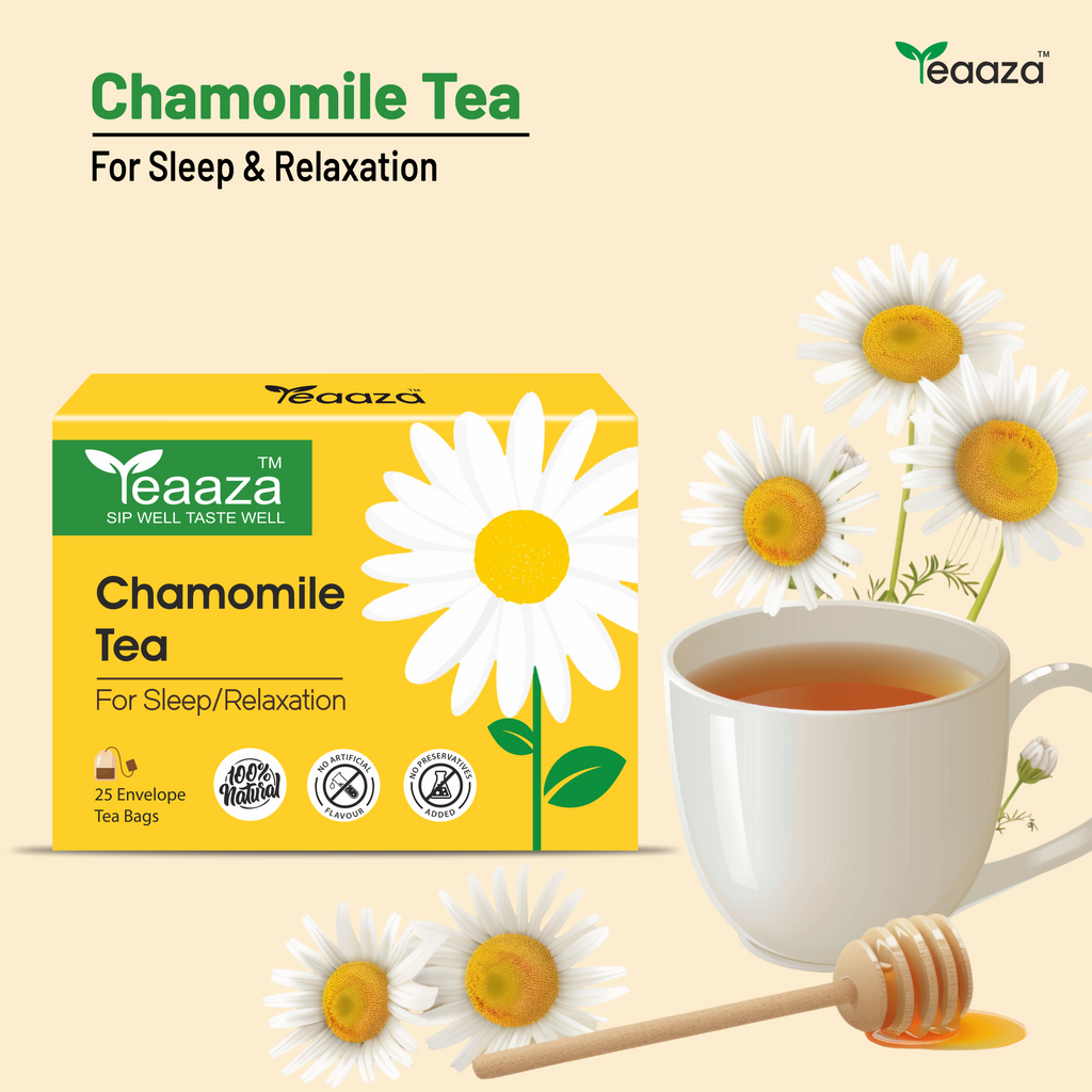 Good Sleep Tea Buy Chamomile Herbal Tea For Good Sleep & Stress Relief – Teaaza