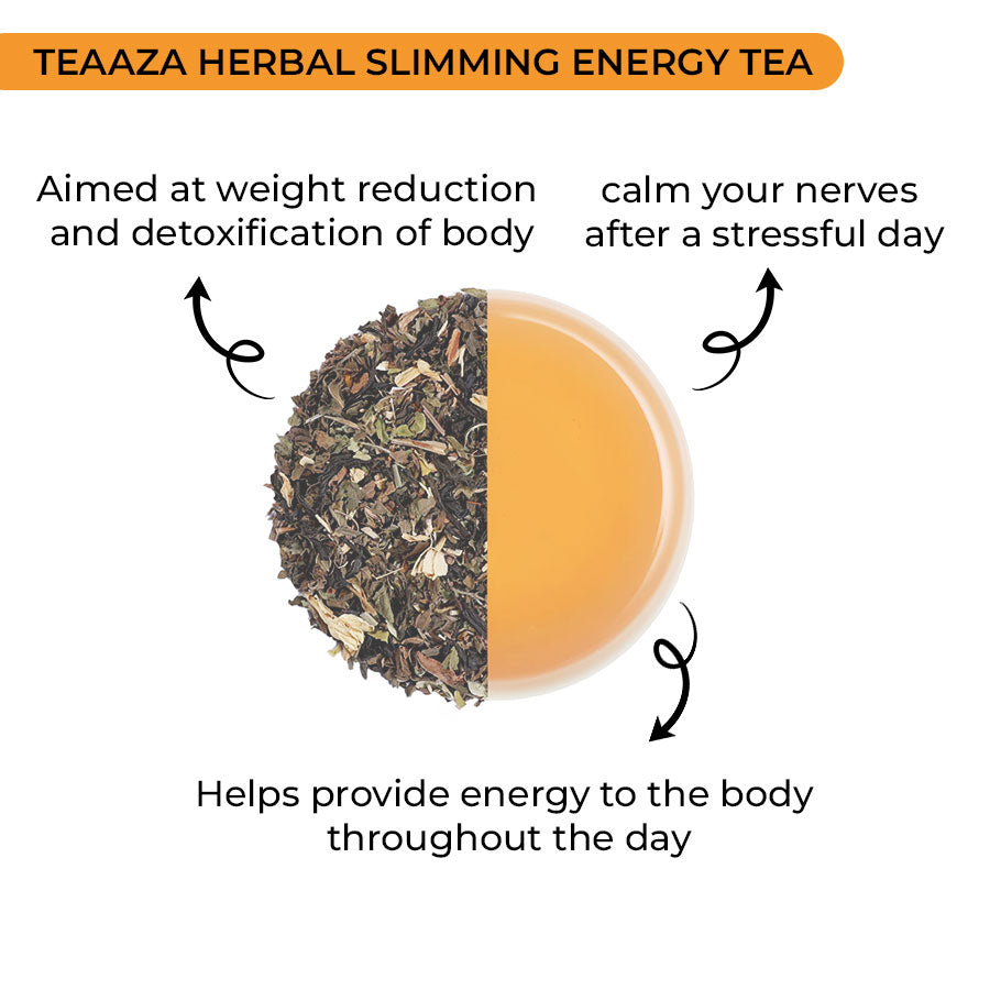 Herbal Slimming energy tea halfcup